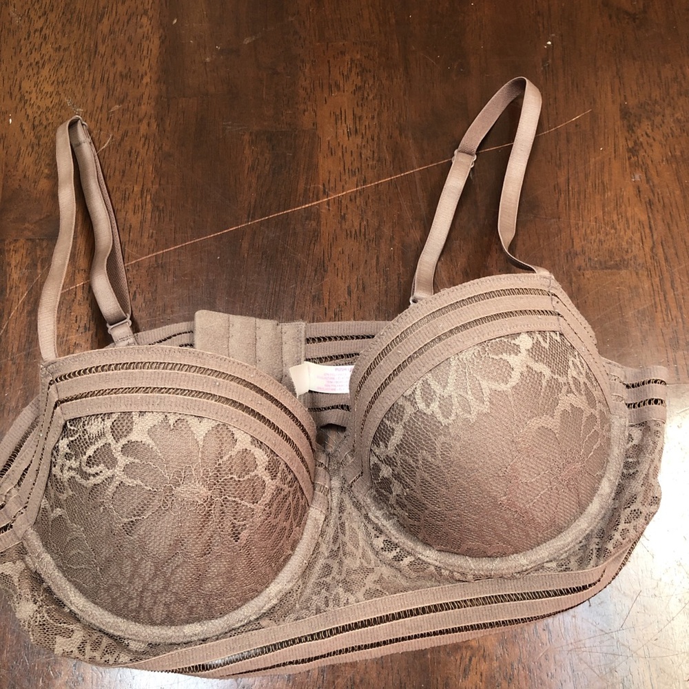 Brown push-up bralette